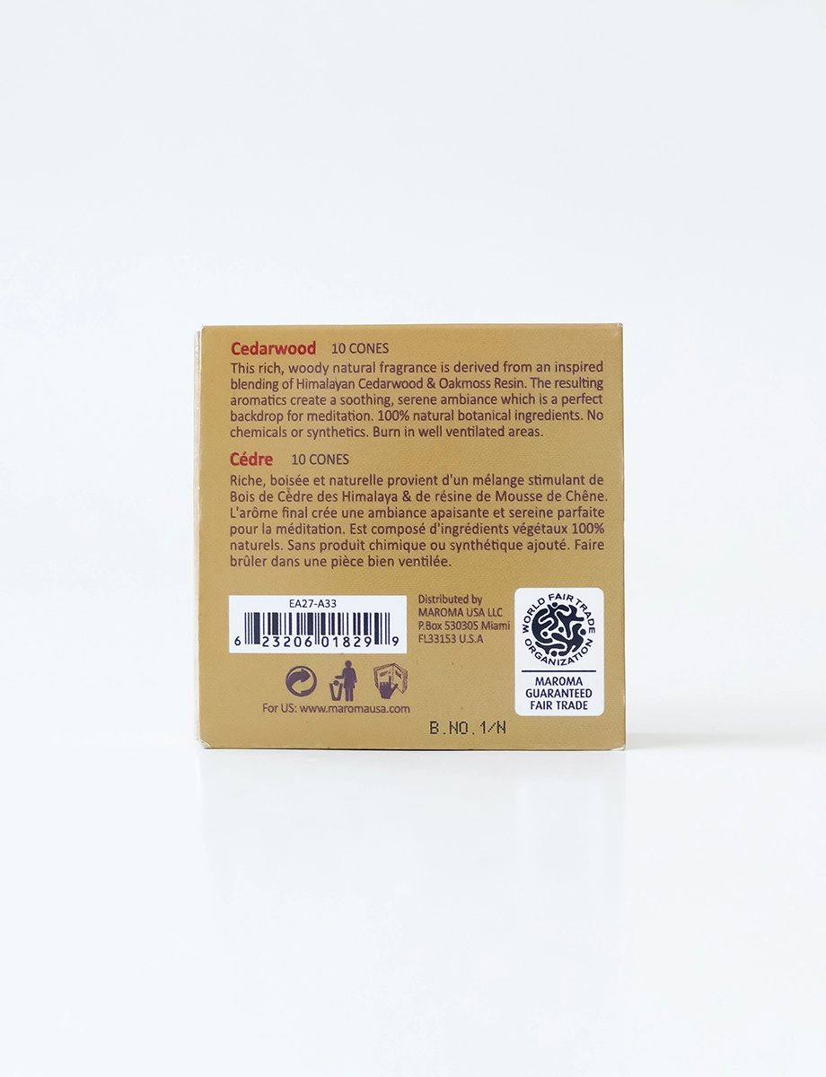 Cedarwood Cone Incense - Image 3