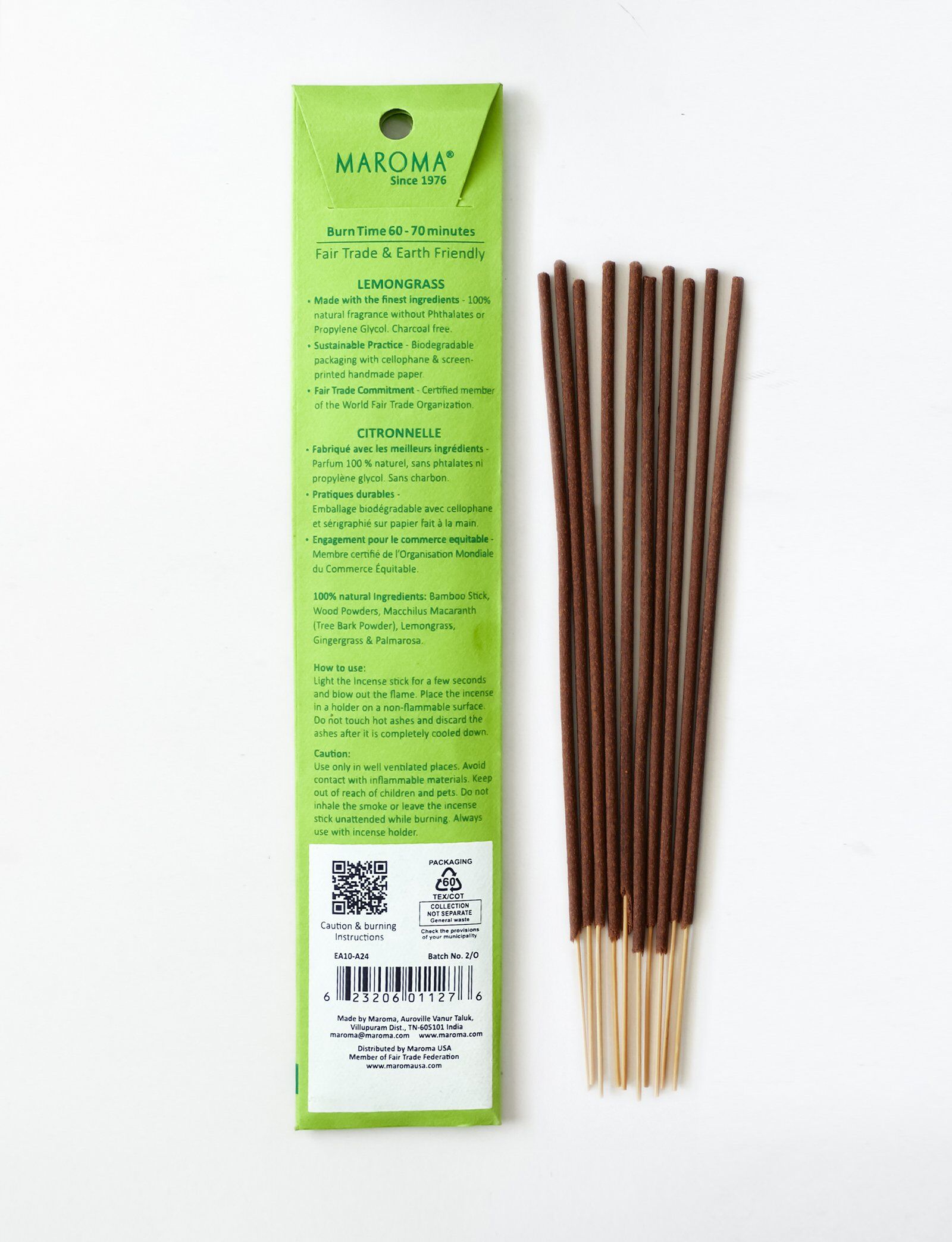 Lemongrass Incense Sticks - Image 2