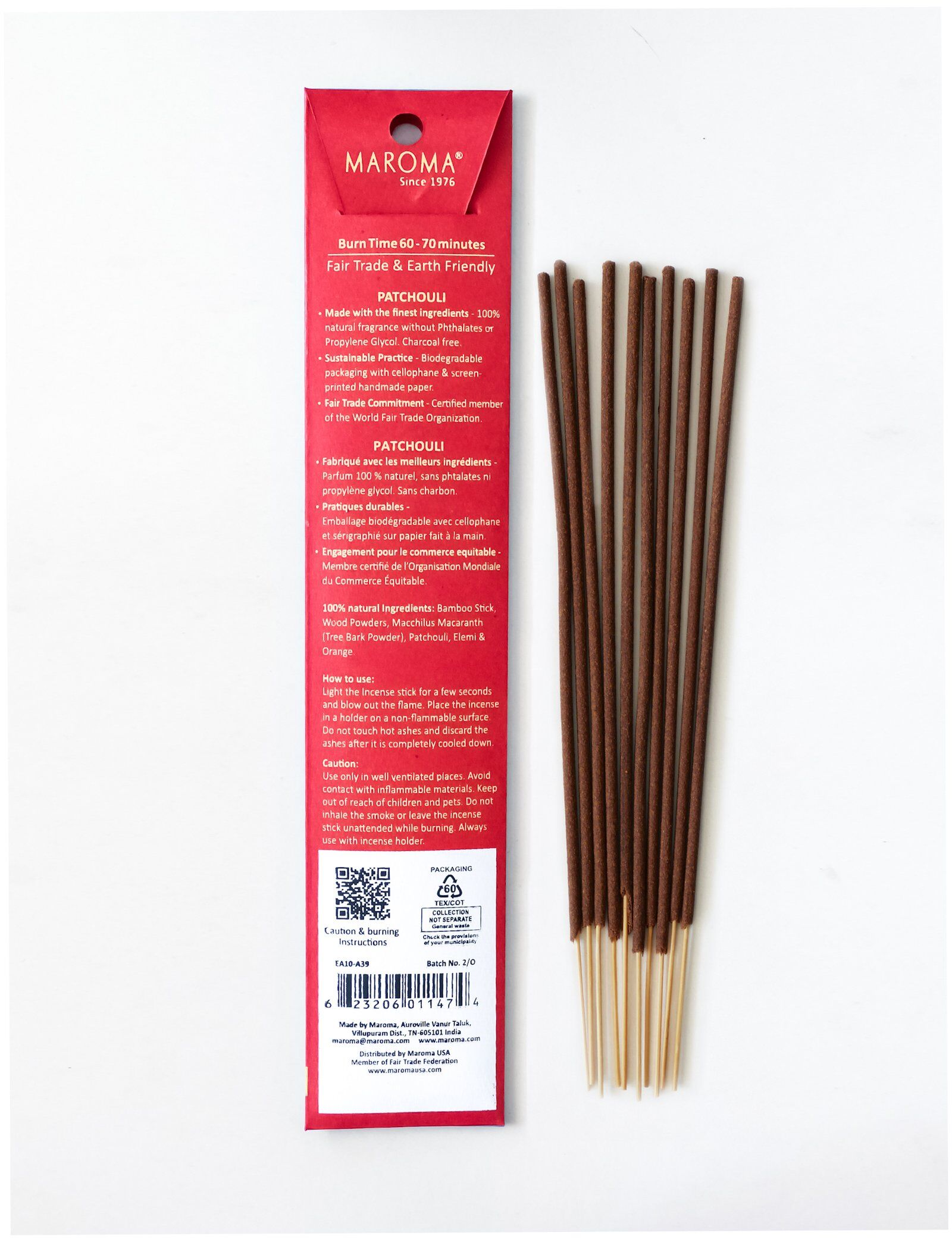 Patchouli Incense Sticks - Image 2