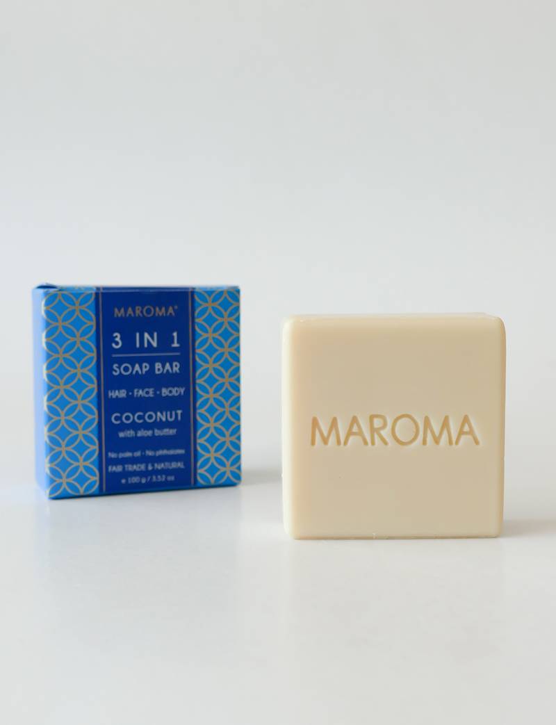 Coconut with Aloe Vera Hair and Body Bar - Image 2