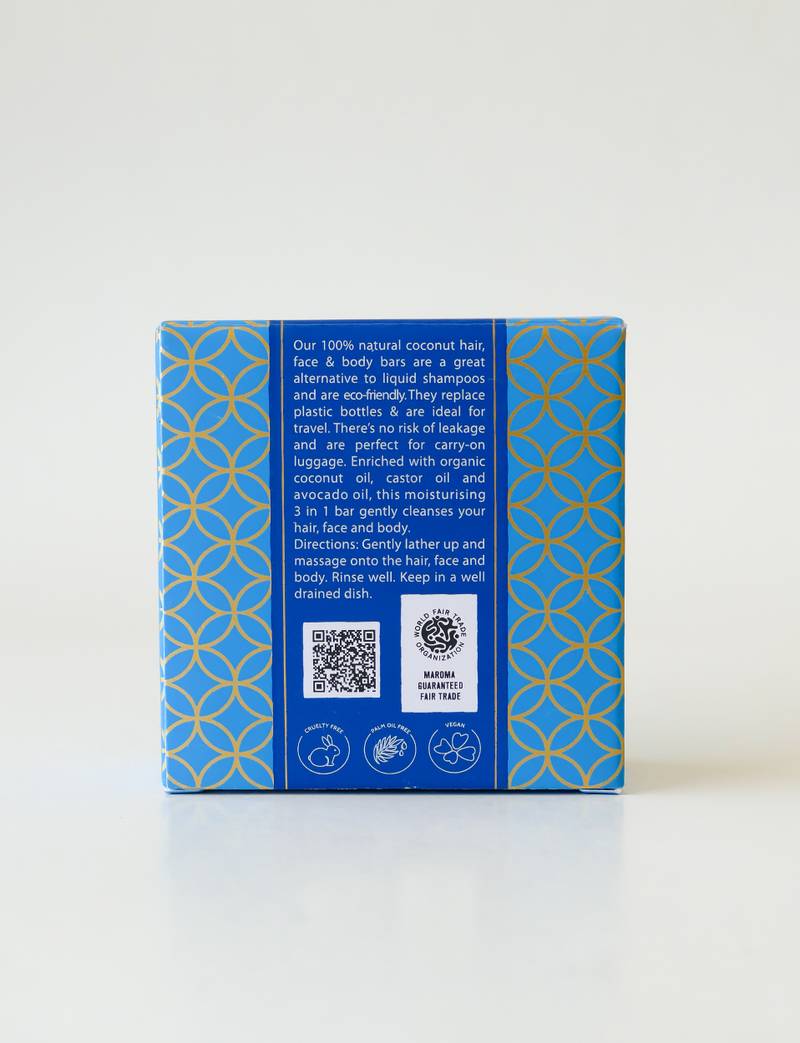 Coconut with Aloe Vera Hair and Body Bar - Image 5