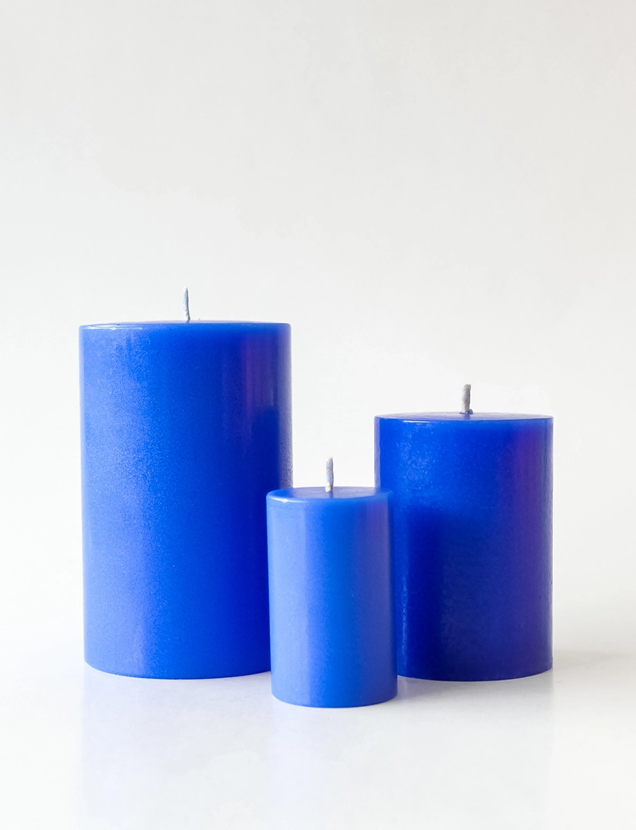 Into the Night Pillar Candle