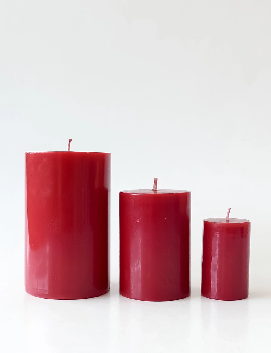 Pomegranate Pillar Candle - Image 2