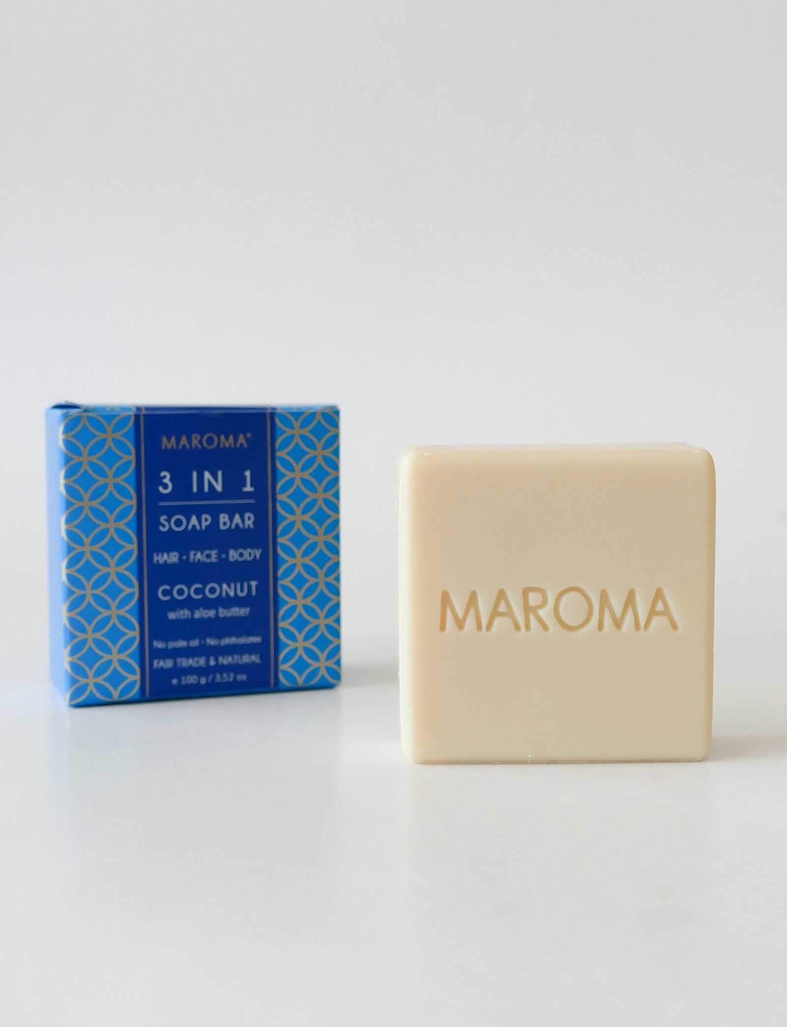 Coconut with Aloe Vera Hair and Body Bar - Image 2