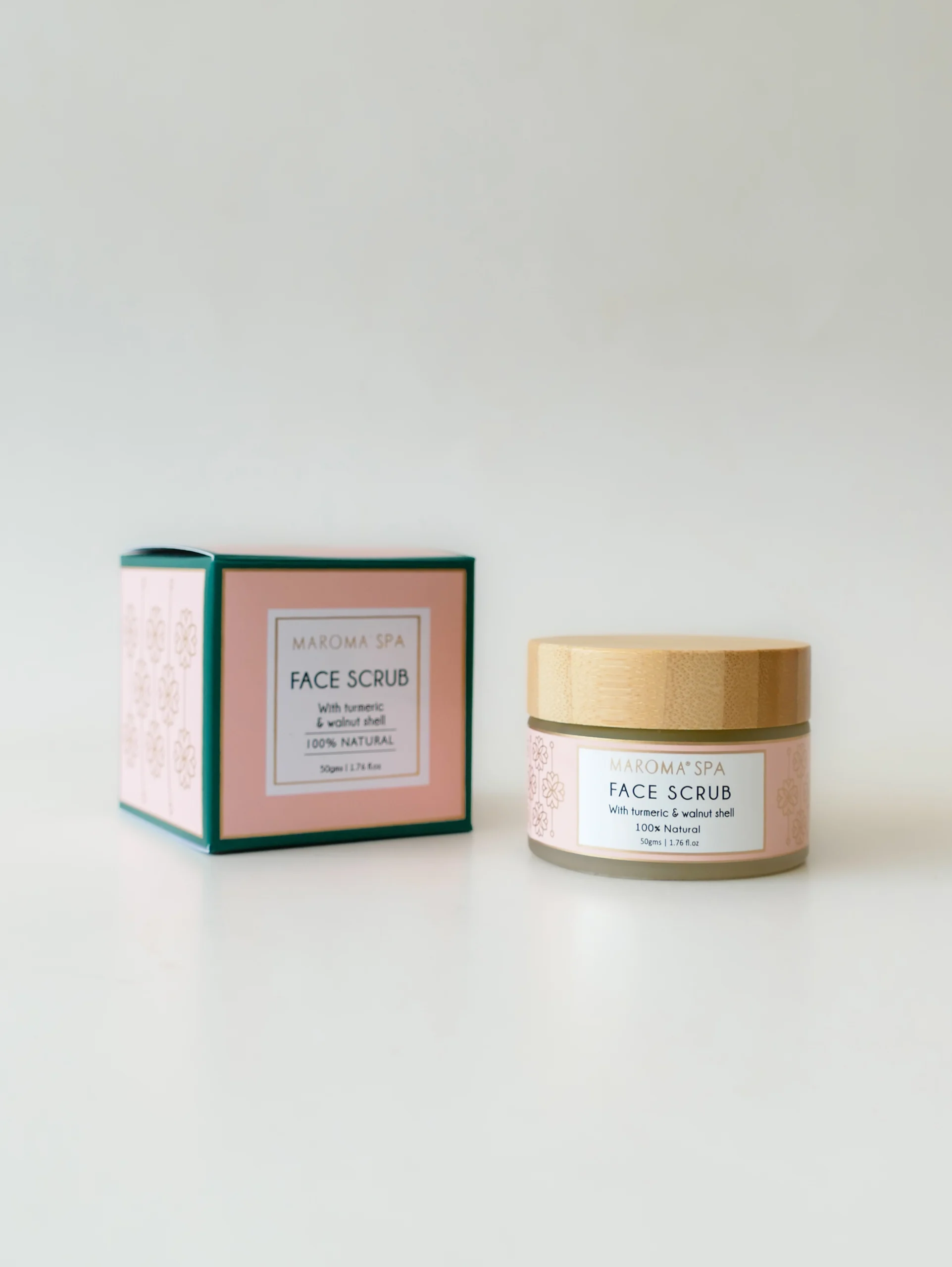 Face Scrub with Turmeric and Walnut Shell