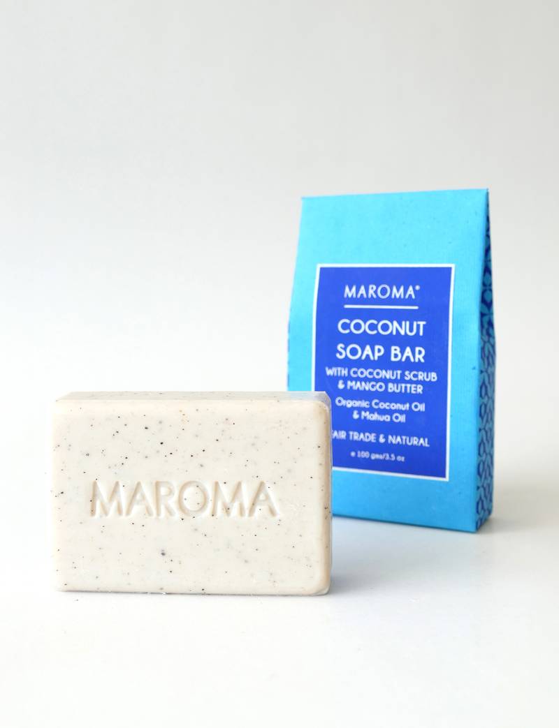 Coconut Soap Bar with Coconut Scrub & Mango Butter