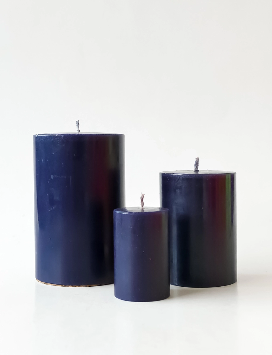 Opium Flower Pillar Candle