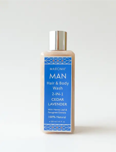 Cedar Lavender 2-in-1 Hair and Body Wash for Men