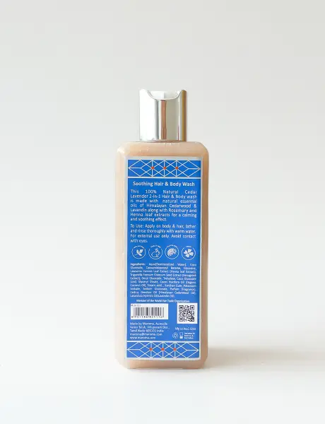 Cedar Lavender 2-in-1 Hair and Body Wash for Men - Image 2