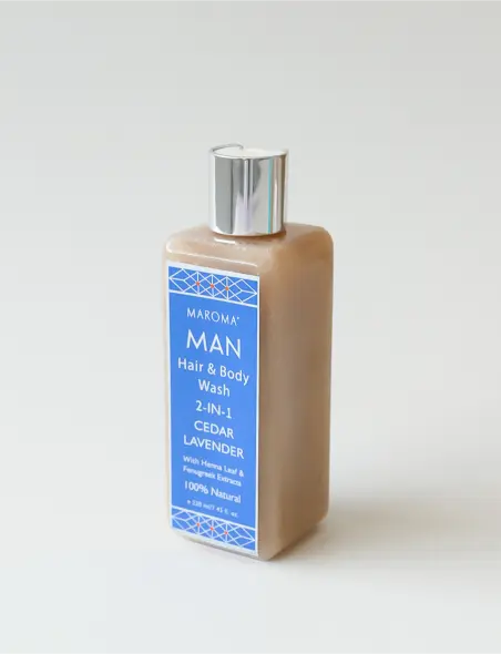 Cedar Lavender 2-in-1 Hair and Body Wash for Men - Image 3