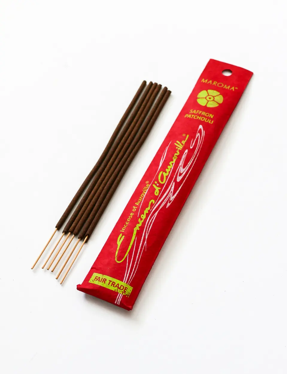Saffron Patchouli Incense Sticks - Image 2