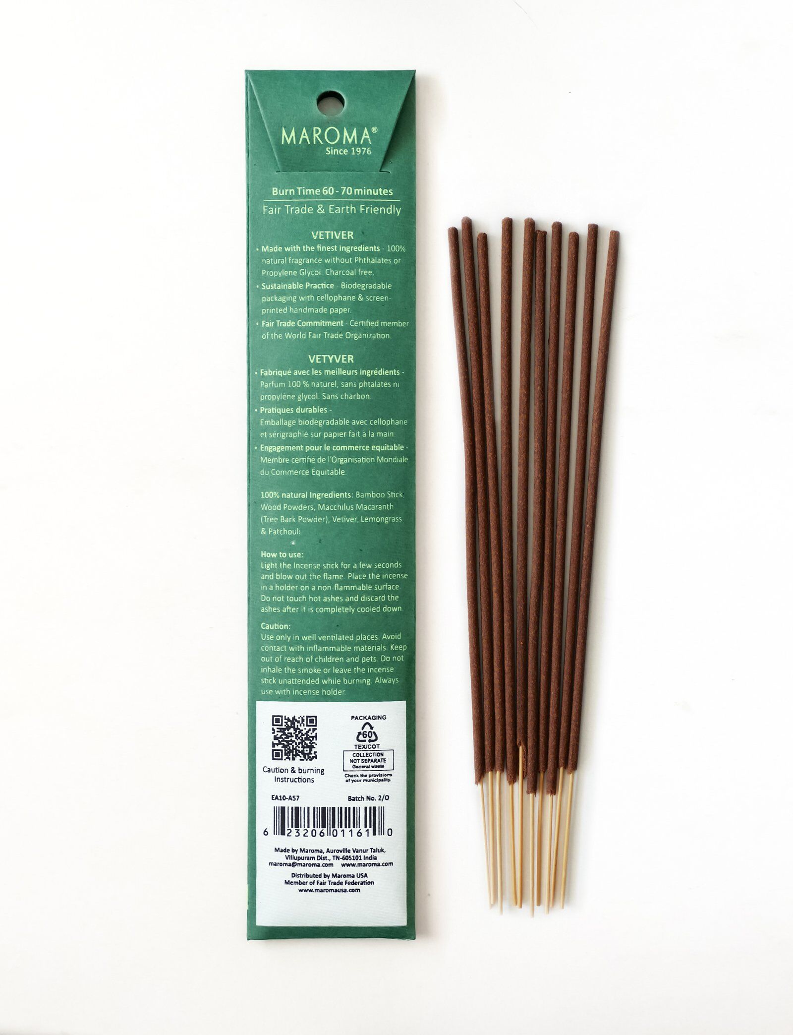 Vetiver Incense Sticks - Image 2