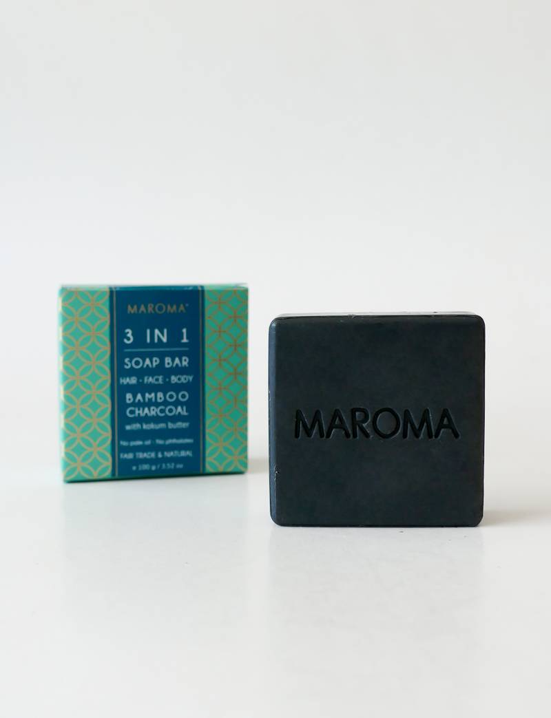 Hair and Body Bar Bamboo Charcoal - Image 2
