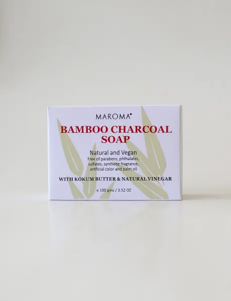 Bamboo Charcoal Bath Soap - Image 3