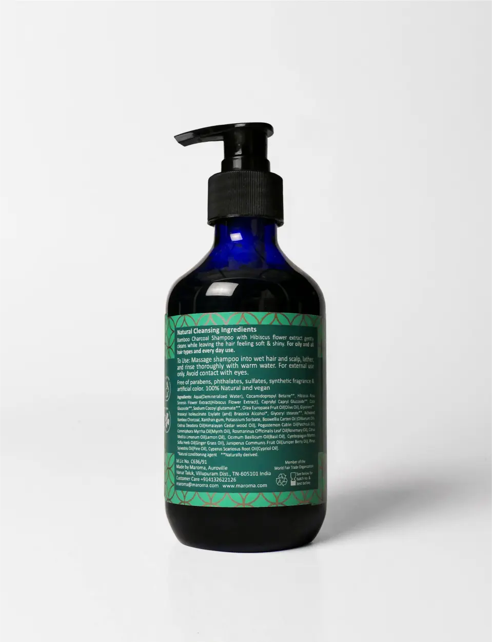 Bamboo Charcoal Shampoo with Hibiscus Flower Extract - Image 2