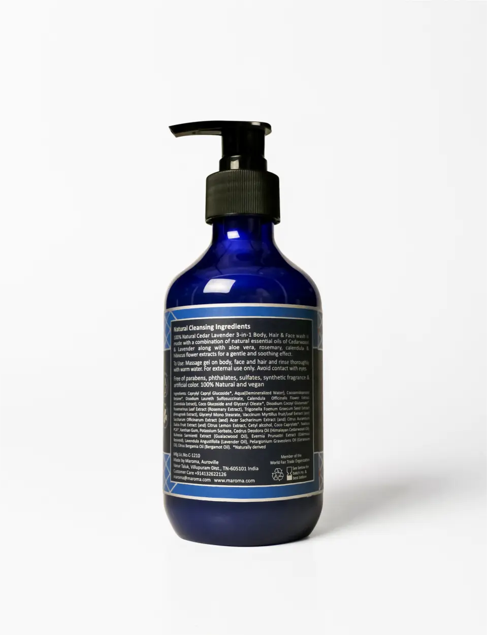 Cedar Lavender 3 in 1 Shower Gel - Image 2