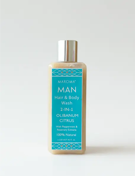 Olibanum Citrus 2-in-1 Hair and Body Wash for Men