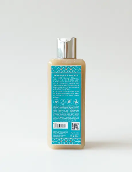 Olibanum Citrus 2-in-1 Hair and Body Wash for Men - Image 2