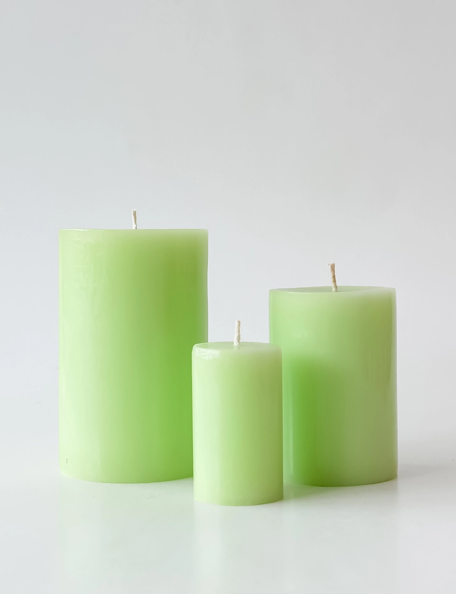 Apple Blossom Pillar Candle