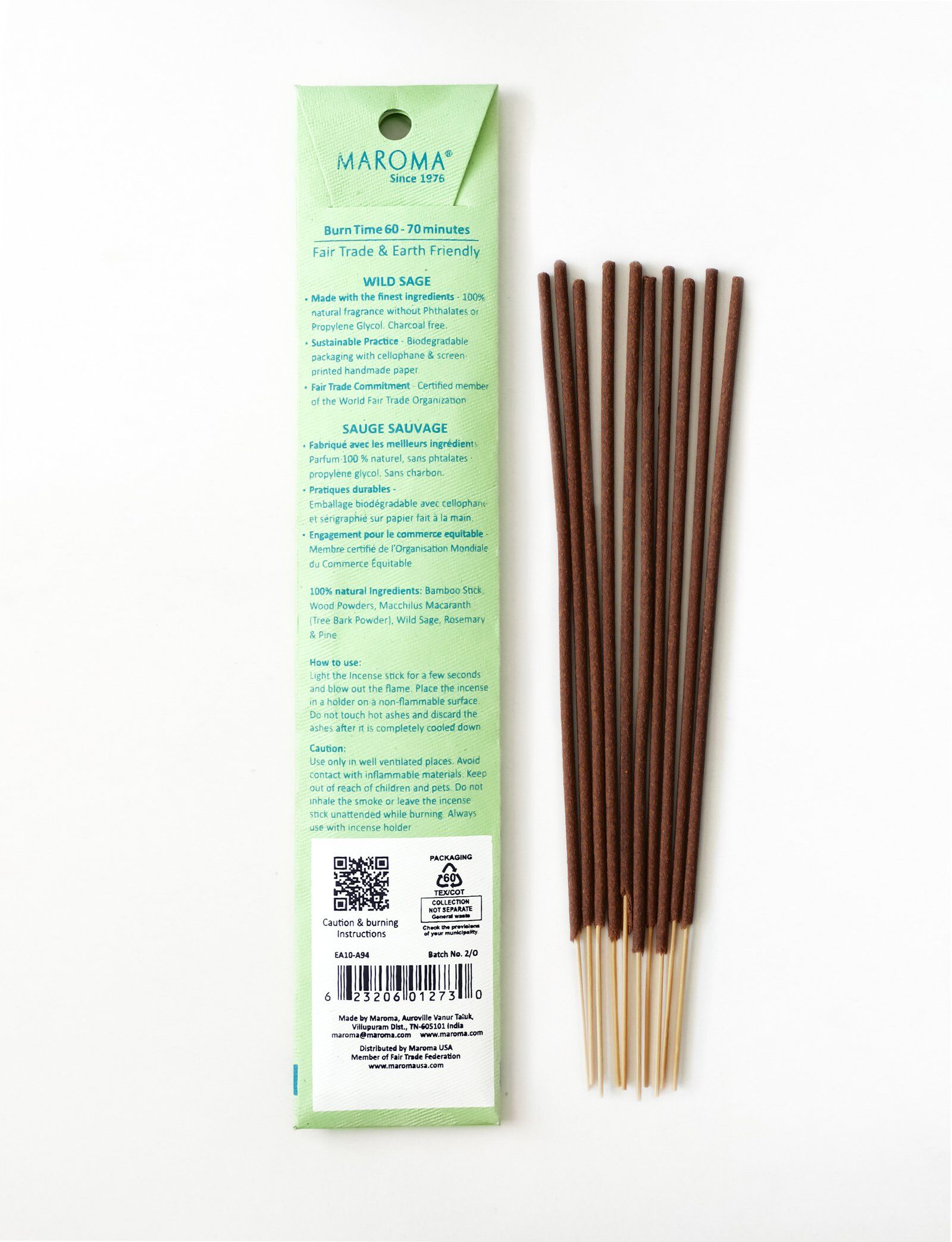 Wild Sage Incense Sticks - Image 2