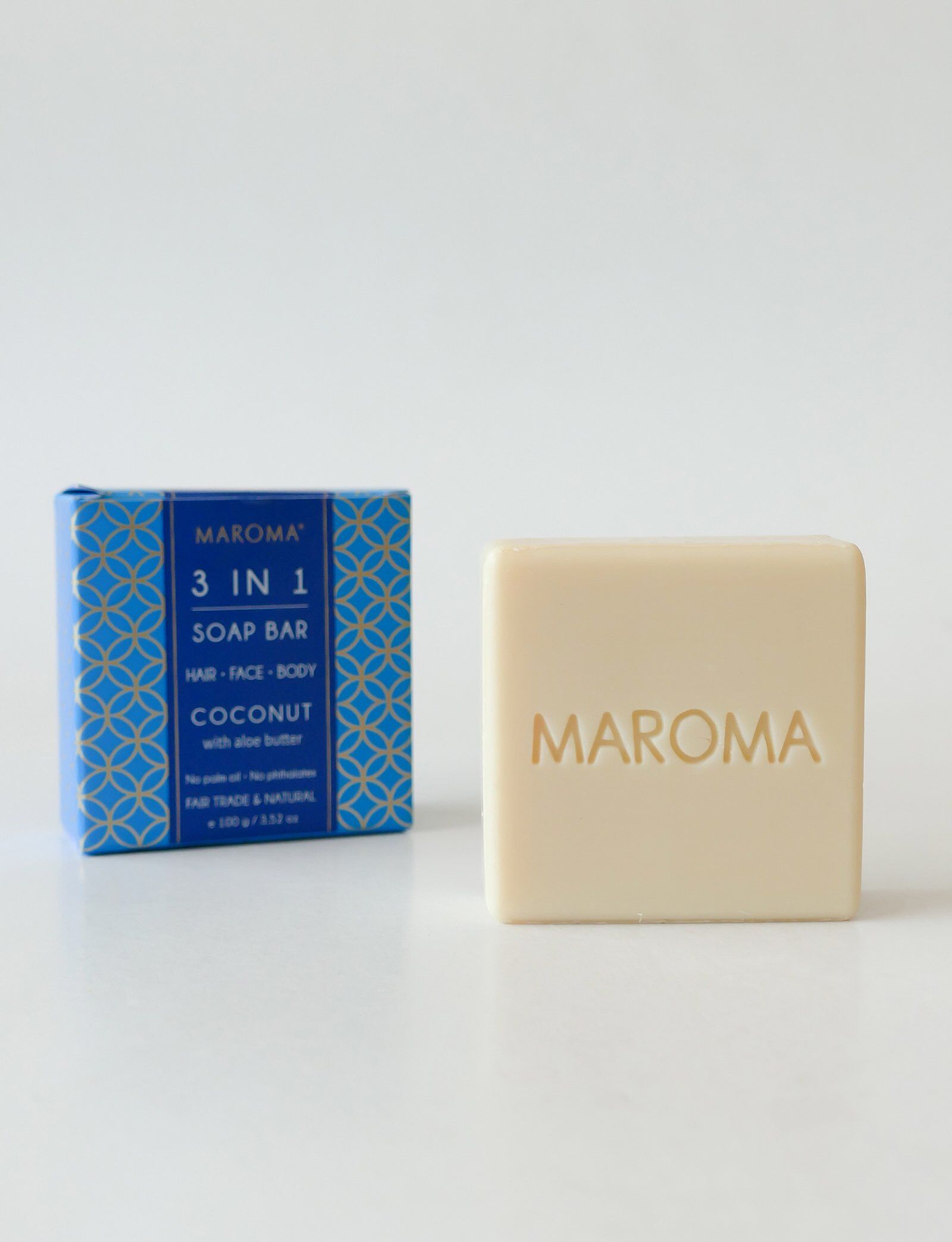 Coconut with Aloe Vera Hair and Body Bar - Image 2